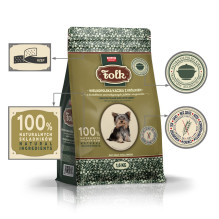 FOLK Small breeds Traditional Greater Poland duck with rabbit, apples and marjoram - dry dog food - 1,6kg FOLK Small breeds Traditional Greater Poland duck with rabbit, apples and marjoram - dry dog food - 1,6kg