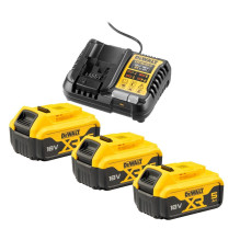 DeWalt DCK429P3T-QW rinkinys DCD805 + DCG405 + DCH273 + DCF850, 18 V juodas, geltonas