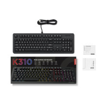Lenovo K310 žaidimų klaviatūra USB (JAV anglų kalba), juoda Lenovo K310 žaidimų klaviatūra USB (JAV anglų kalba), juoda
