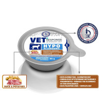 VET RESPONSE hipoalerginis anties šlapias kačių ėdalas, 85 g VET RESPONSE hipoalerginis anties šlapias kačių ėdalas, 85 g
