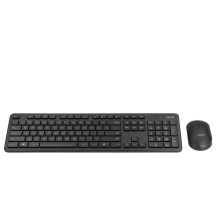 ASUS CW100 klaviatūra, komplekte pelė, universali belaidė RF, QWERTY, JAV anglų, juoda