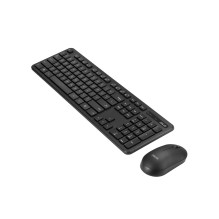ASUS CW100 klaviatūra, komplekte pelė, universali belaidė RF, QWERTY, JAV anglų, juoda
