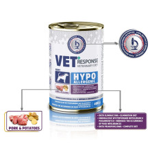 VET RESPONSE hipoalerginis kiaulienos šlapias šunų ėdalas 400 g