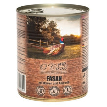 O'CANIS Fazanų ir morkų monoproteinas - šlapias šunų ėdalas - 800 g