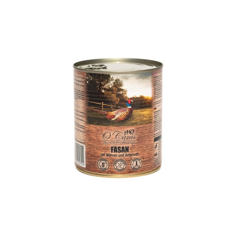 O'CANIS Pheasant with Carrots Monoprotein - wet dog food - 800g