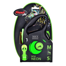 FLEXI New Neon M - retractable leash - 5 m