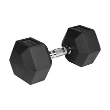 REBEL ACTIVE Guma dengtas ketaus hantelis 20 kg REBEL ACTIVE Guma dengtas ketaus hantelis 20 kg