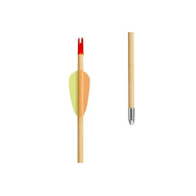 Poe Lang Target Wooden 30" D-027A-B1 Wooden arrows 5 pcs Poe Lang Target Wooden 30" D-027A-B1 Wooden arrows 5 pcs