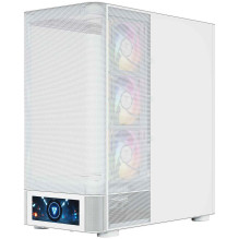 MODECOM Volcano AQ500 ARGB Midi White ausinės