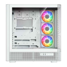 MODECOM Volcano AQ500 ARGB Midi White ausinės