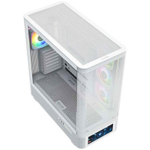 MODECOM Volcano AQ500 ARGB Midi White ausinės