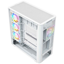 MODECOM Volcano AQ500 ARGB Midi White ausinės