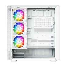 MODECOM Volcano AQ500 ARGB Midi White ausinės