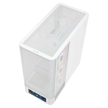 MODECOM Volcano AQ500 ARGB Midi White ausinės