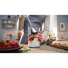 „Bosch Serie 4 MSM4W210“ trintuvas, 0,6 l, panardinamas trintuvas, 600 W, juoda, balta „Bosch Serie 4 MSM4W210“ trintuvas, 0,6 l, panardinamas trintuvas, 600 W, juoda, balta