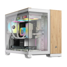 „Corsair CC-9011288-WW“ kompiuterio korpusas „Midi Tower“, bambukas, baltas