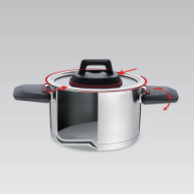 Maestro MR-3530-18 puodas su sulankstomomis rankenomis 2,3 l Maestro MR-3530-18 puodas su sulankstomomis rankenomis 2,3 l