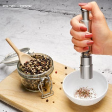 ProfiCook PC-PSM 1160 Druskos ir pipirų malūnėlių rinkinys Nerūdijančio plieno, Permatomas