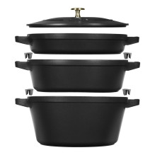 Staub La Cocotte 4.2 L Round Cast iron Casserole baking dish Staub La Cocotte 4.2 L Round Cast iron Casserole baking dish