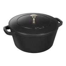 Staub La Cocotte 4,2 L apvalus ketaus troškinimo indas Staub La Cocotte 4,2 L apvalus ketaus troškinimo indas