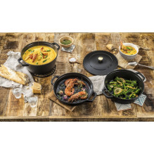 Staub La Cocotte 4,2 L apvalus ketaus troškinimo indas Staub La Cocotte 4,2 L apvalus ketaus troškinimo indas