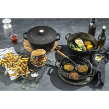 Staub La Cocotte 4,2 L apvalus ketaus troškinimo indas Staub La Cocotte 4,2 L apvalus ketaus troškinimo indas