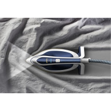 Tefal Pro Express Vision GV9812 3000 W 1,1 l „Durilium AirGlide“ automatinio valymo padas Mėlyna, balta Tefal Pro Express Vision GV9812 3000 W 1,1 l „Durilium AirGlide“ automatinio valymo padas Mėlyna, balta