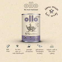 OLLO Umami Duck and turkey - wet dog food - 850g OLLO Umami Duck and turkey - wet dog food - 850g