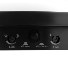 „Maclean“ LED šviestuvas su judesio jutikliu, PIR jutikliu, juodas, 10 W, IP65, 1000 lm, neutrali spalva, MCE525 B