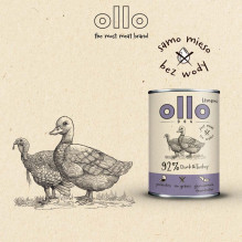 OLLO Umami Duck and turkey - wet dog food - 850g OLLO Umami Duck and turkey - wet dog food - 850g