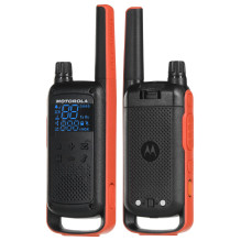 „Motorola T82 Twin Pack“ dvipusis radijo imtuvas, 16 kanalų, juodas, oranžinis „Motorola T82 Twin Pack“ dvipusis radijo imtuvas, 16 kanalų, juodas, oranžinis