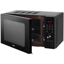 Amica AMGF20E1GB mikrobangų krosnelė su stalviršiu ir grilio funkcija, 20 l, 700 W, juoda