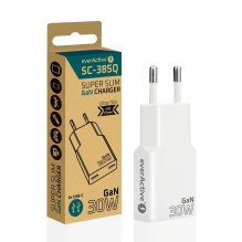 Charger 2 x USB-C Quick Charge 4+ 30W SUPER SLIM white Charger 2 x USB-C Quick Charge 4+ 30W SUPER SLIM white