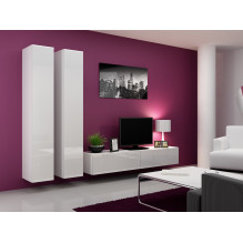 Cama Full cabinet VIGO '180' 180 / 40 / 30 white / white gloss Cama Full cabinet VIGO '180' 180 / 40 / 30 white / white gloss
