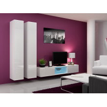 Cama Full cabinet VIGO '180' 180 / 40 / 30 white / white gloss Cama Full cabinet VIGO '180' 180 / 40 / 30 white / white gloss