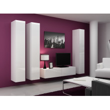 Cama Full cabinet VIGO '180' 180 / 40 / 30 white / white gloss Cama Full cabinet VIGO '180' 180 / 40 / 30 white / white gloss