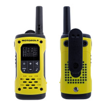 MOTOROLA RADIOTELEFON T92 H2O racija 16 kanalų 2 vnt. Juoda, geltona MOTOROLA RADIOTELEFON T92 H2O racija 16 kanalų 2 vnt. Juoda, geltona