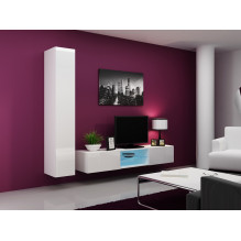 Cama Full cabinet VIGO '180' 180 / 40 / 30 white / white gloss Cama Full cabinet VIGO '180' 180 / 40 / 30 white / white gloss