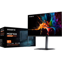 „GIGABYTE MO27Q3“ 27 colių OLED QHD žaidimų monitorius – 2560 x 1440, 360 Hz, 0,03 ms, 250 cd/m², suderinamas su „G-Sync