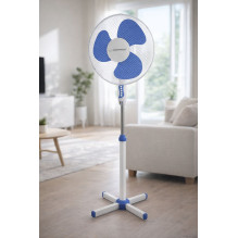 Esperanza EHF001WB, 16 '' standing fan, White / Blue Esperanza EHF001WB, 16 '' standing fan, White / Blue