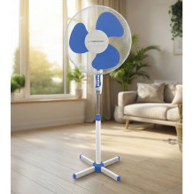 Esperanza EHF001WB, 16 '' standing fan, White / Blue Esperanza EHF001WB, 16 '' standing fan, White / Blue