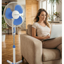 Esperanza EHF001WB, 16 '' standing fan, White / Blue Esperanza EHF001WB, 16 '' standing fan, White / Blue