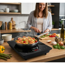 Esperanza EKH009 hob Black Countertop 28 cm Zone induction hob 1 zone(s) Esperanza EKH009 hob Black Countertop 28 cm Zone induction hob 1 zone(s)