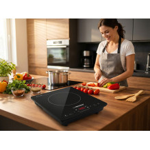 Esperanza EKH009 hob Black Countertop 28 cm Zone induction hob 1 zone(s) Esperanza EKH009 hob Black Countertop 28 cm Zone induction hob 1 zone(s)