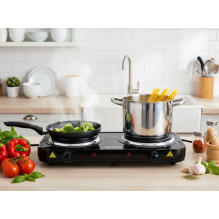 Esperanza EKH010K Electric cooker, top, 2 heating fields, black Esperanza EKH010K Electric cooker, top, 2 heating fields, black