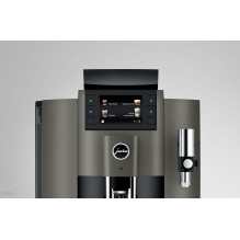 Jura W8 Dark Inox (EA) kavos aparatas, juodas