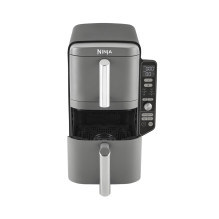 Ninja SL400EU gruzdintuvė, dviguba, 9,5 l, 2470 W, karšto oro gruzdintuvė, juoda, pilka