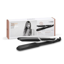 BaByliss Sleek Control Wide plaukų tiesinimo žnyplės, šiltai juodos spalvos, 2,5 m