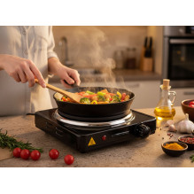 Esperanza EKH002K hob Black Sealed plate 1 zone(s)