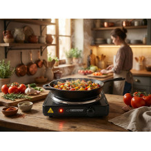 Esperanza EKH002K hob Black Sealed plate 1 zone(s)